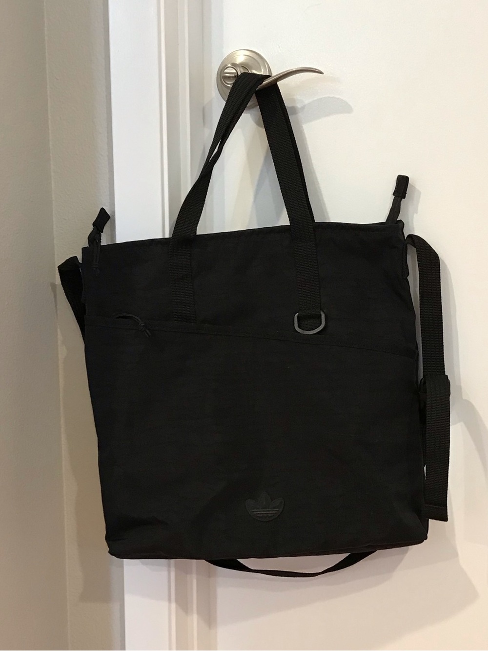 Adidas Black Nylon Tote Bag